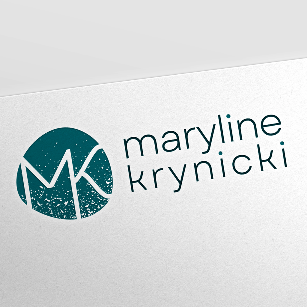 Création du logo signature de Maryline Krynicki